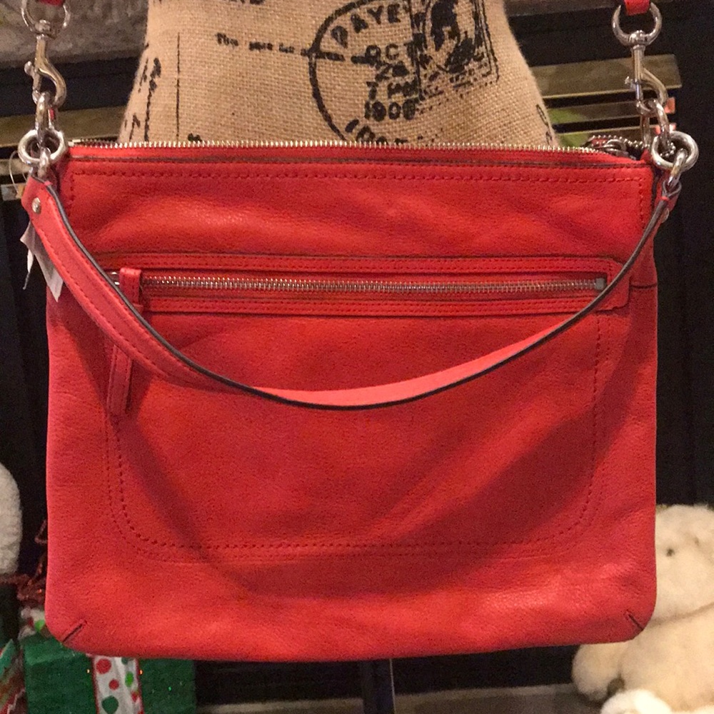 Coach Poppy pebbled purse.